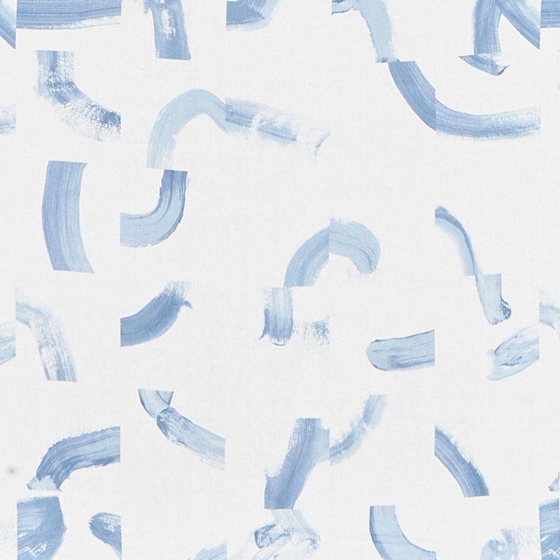Tissu sépia Schumacher x Caroline Z Hurley, Ciel
