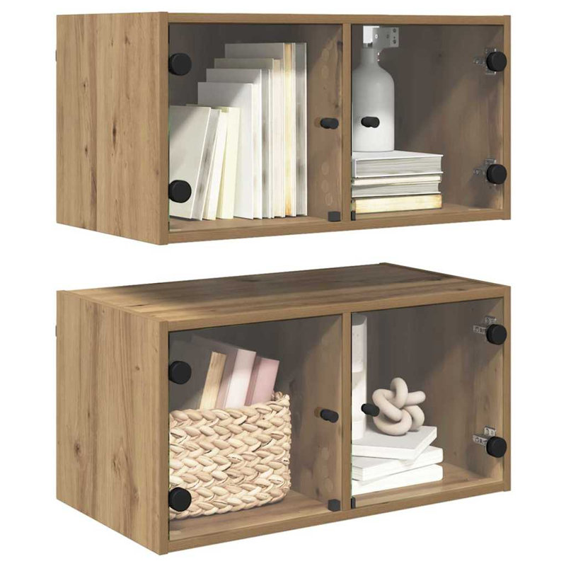 Wall Bathroom Cabinet, Artisan Oak