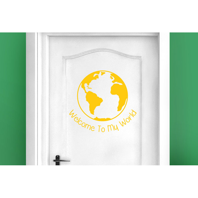 Wall Decal, Dark Yellow