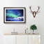 Aurora Borealis in Iceland in Abstract - Picture Frame Graphic Art Print-55686814-55686813