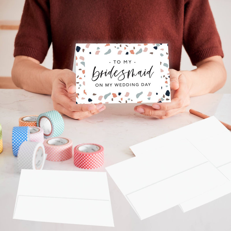 Ensemble de cartes-cadeaux de mariage avec enveloppes