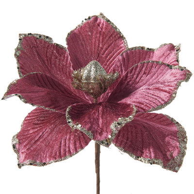 Fabric Poinsettia Arrangement