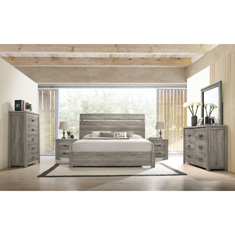Ensemble de chambre à coucher standard 6 pièces Teme, Grand