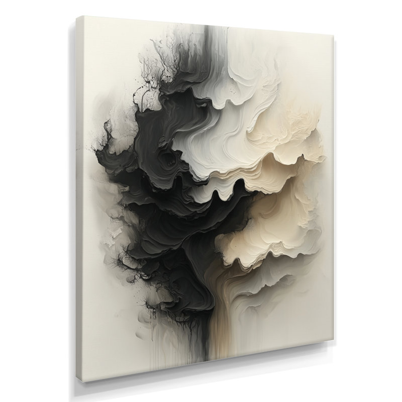 Oldsmar - Abstract Wall Decor, Wrapped Canvas, Does Not Apply, 20" H x 12" W
