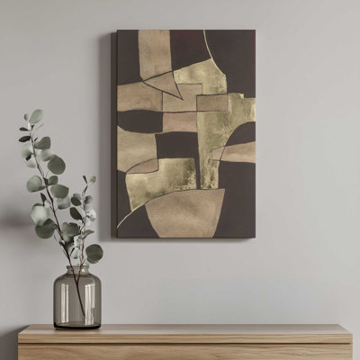 «Gold Pastiche I» par Michael Willett, reproduction d'art sur toile