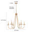 Lustre de style empire à 6 lumières Novarae-1455914214