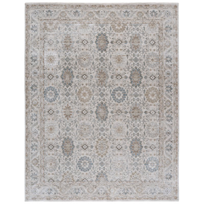 Tapis vert / gris Tulip 550