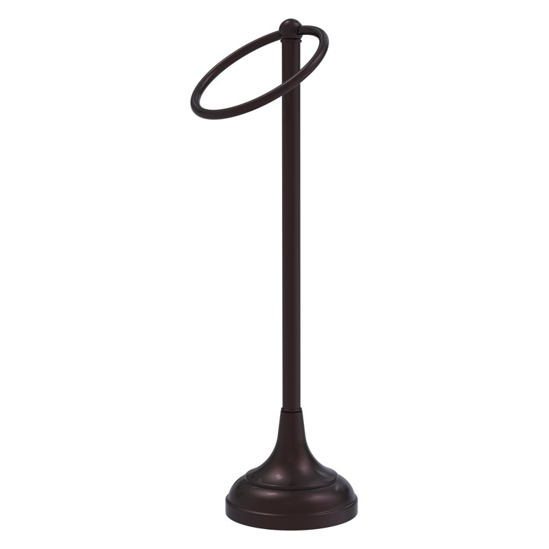 Anneau à serviettes sur pied Marnell, Bronze antique