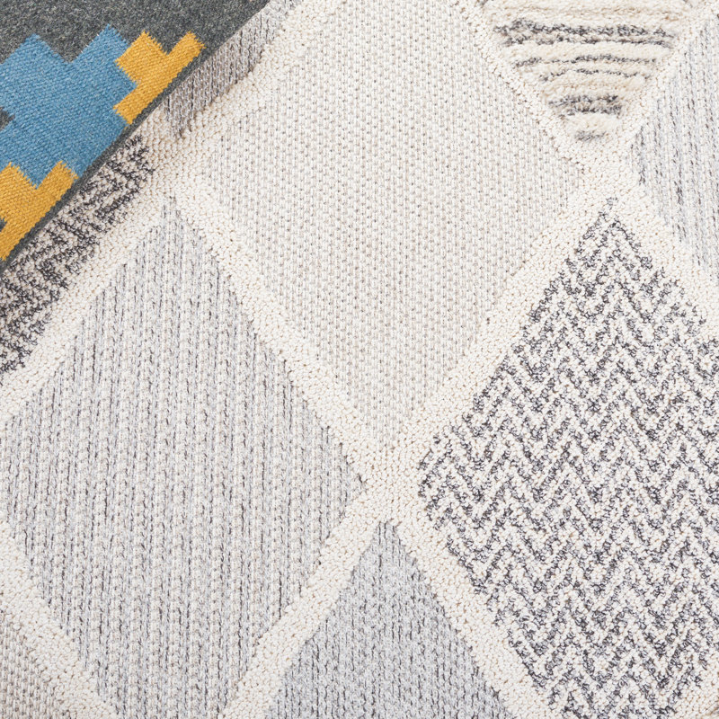 Tapis géométrique Chloe Performance, Rectangle 5 pi 3 po x 7 pi 6 po