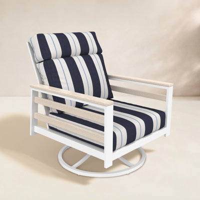 Townsend Sunbrella® Swivel Patio Lounge Chair