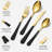 24 Pieces Flatware Set