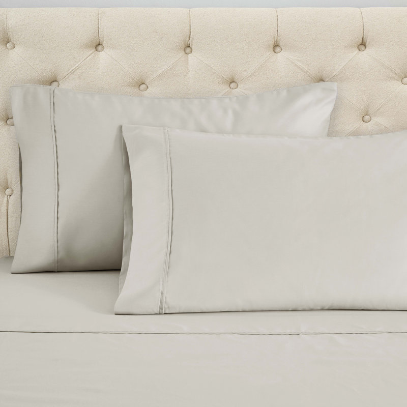 Silver Full Deep Pocket Egyptian Cotton Blend Sheet Set
