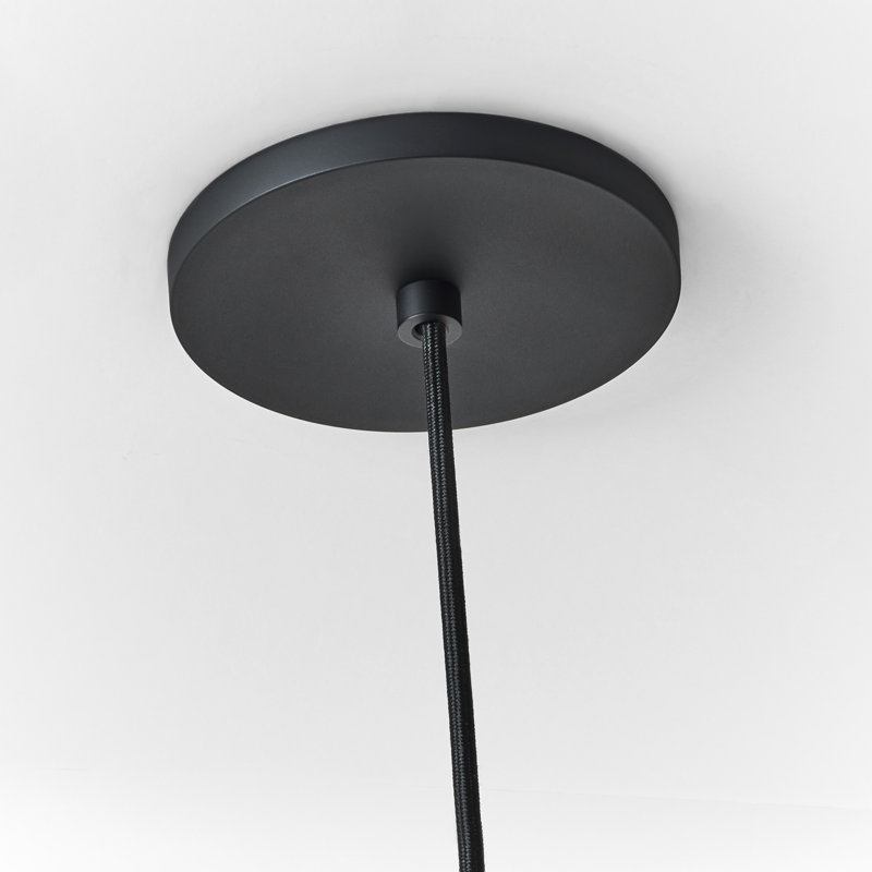 Audra 1 - Light Pendant, Black/Clear
