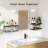 Floating Wall Shelves With Storage Basket, Space Saving Bathroom Shelves Over Toilet For Home Organization In Bathroom, Kitchen, Living Room-1710900760