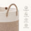 Woven Basket Rope Storage Baskets - Large Cotton Organizer, Basket for Baby Blanket, Kids Toy Nursery Laundry Basket-1747624789-1747624786