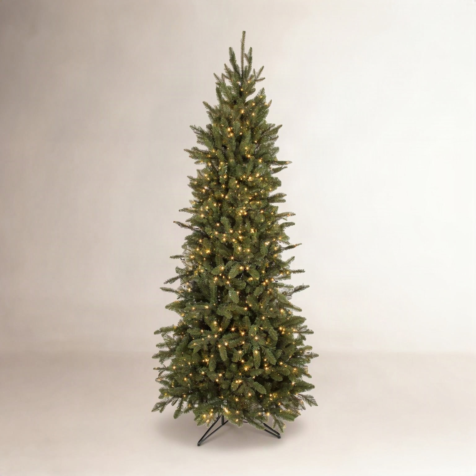 Lighted Artificial Christmas Tree, 9'