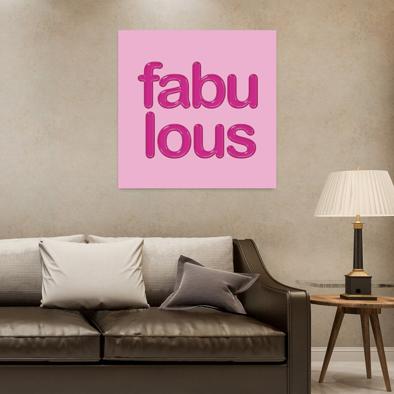 Impression sur toile Fabulous, H 32 po x l 32 po