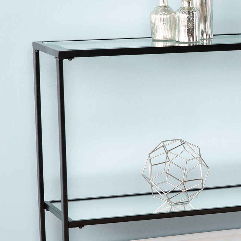 Narrow Console Table, Black