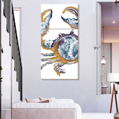 Crabe bleu doré Surf Side