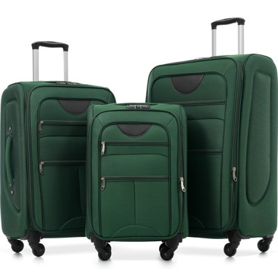 Ensemble de 3 valises extensibles Softside Valise