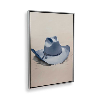 Cowboy Essentials in Blue II, reproduction sur toile dans un cadre
