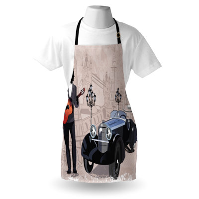 No Pattern Bib Apron