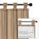 Cumberledge Stitched Burlap Tailored Window Valance