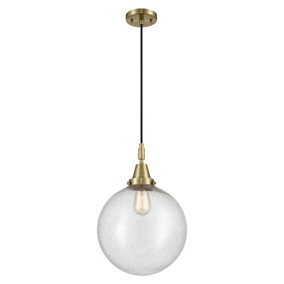 Downtown Urban - Caden Frederick - 1 Light 12" Cord Hung Mini Pendant -