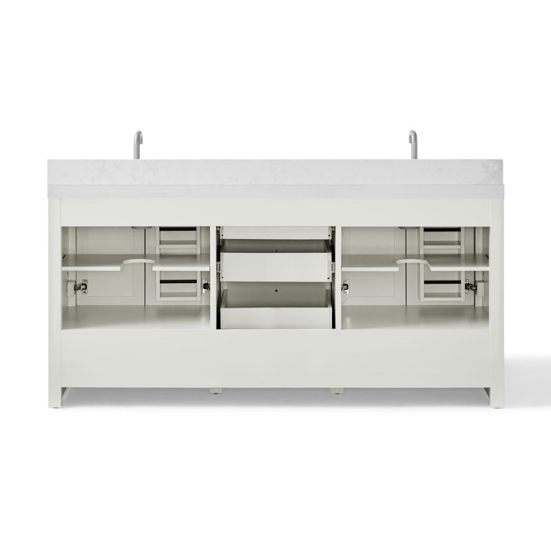Dosseret de salle de bain 72 po Quartz
