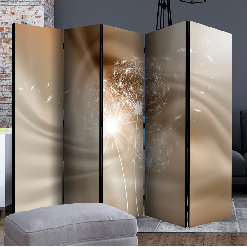 Bowmanville 172cm H Solid Wood Folding Room Divider, 5