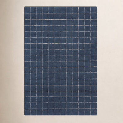 Mallory Blue Hand Tufted Area Rug