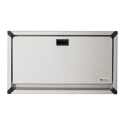 Horizontal Recessed Stainless Steel Changing Station