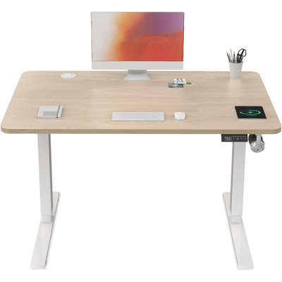 Alvana Adjustable Metal Base Standing Desk