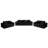 106" Small Living Room Set For 7, Compression Sofa, Black Corduroy-1633998627