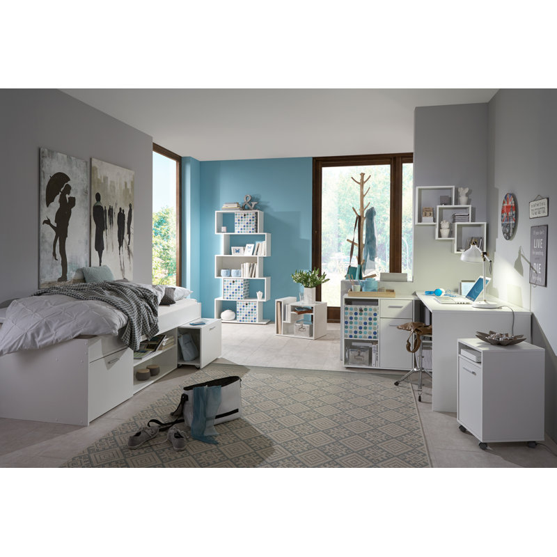 EU Single - 90 X 200 Cm Bed, White