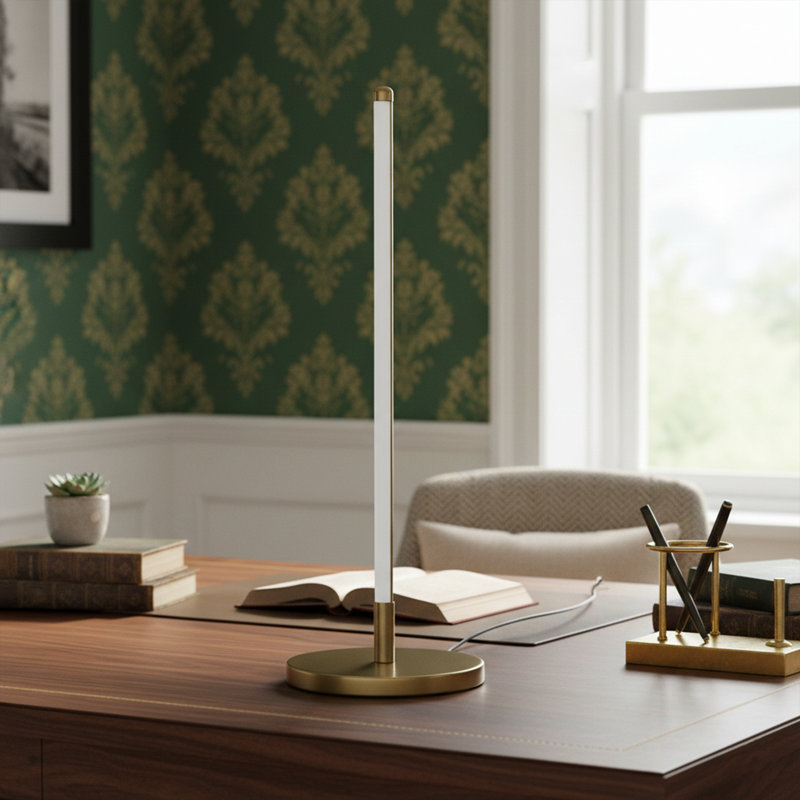 Lampe de table à DEL 20 po Auerbach, Doré