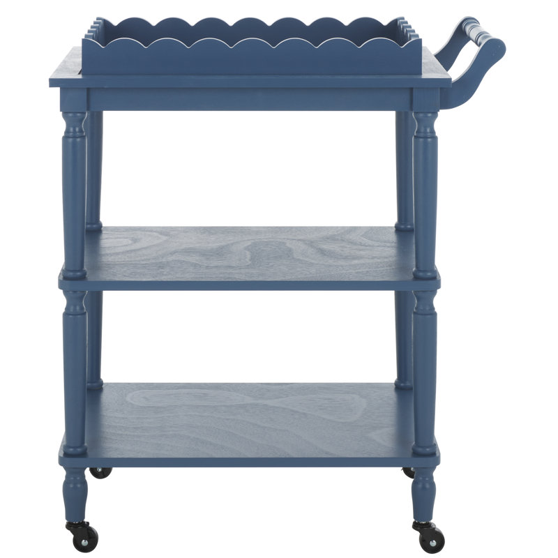 Haven 3 Tier Dining Cart, Blue