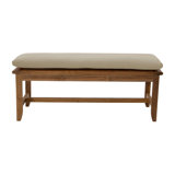 Jamshida Outdoor Teak Bench