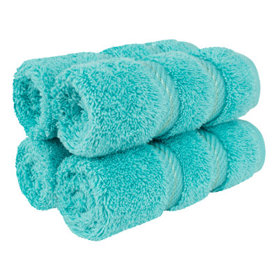 Darcelle 100% Cotton 4-Piece Turkish Washcloth Set