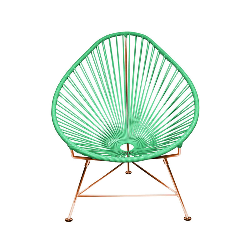 Chaise de jardin, Menthe / cuivre