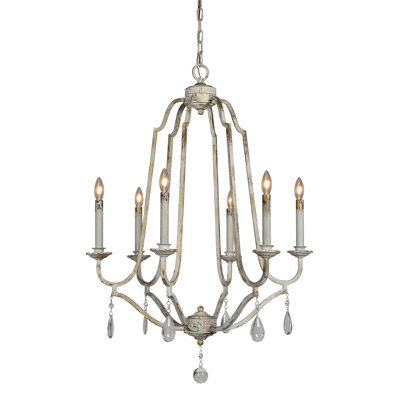 Dorton 6 - Light Dimmable Chandelier