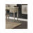 Bedroom Contemporary Vanity Set w Foldable Mirror Stool Drawers Silver Color