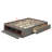 Queen Size Platform Bed Frame With 4 Storage Drawers And Hydraulic Lift Footboard Storage-229375897