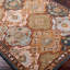 Tapis brun / bleu en laine touffetée à la main Graziani Ikat-19600869