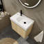 Meuble-lavabo mural avec lavabo et 2 portes-156087149