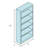 Chande Vertical Manufactured Wood Bookcase-11931032