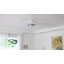 Ventilateur de plafond encastré 48 po à 4 pales blanc et naturel à grain de bois avec télécommande-2072707657-2072707658
