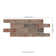 ArtisanBrik 10.5" x 28" Textured Clay Brick Mesh-Mounted Mosaic Floor & Wall Tile