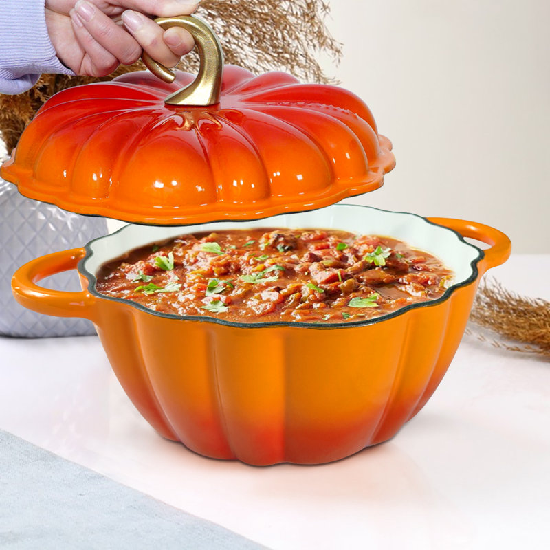 Pumpkin Enameled Cast Iron