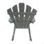 Chaise Adirondack d'extérieur ou d'intérieur en bois, pliable